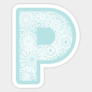 Letter P Sticker